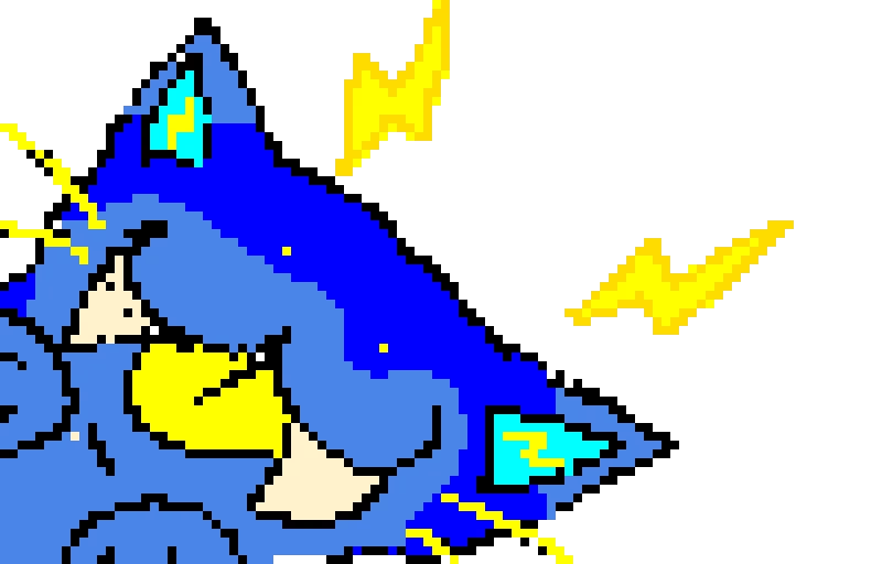 this is bloopus.bloopus is an electric cat. please do not the electric cat.