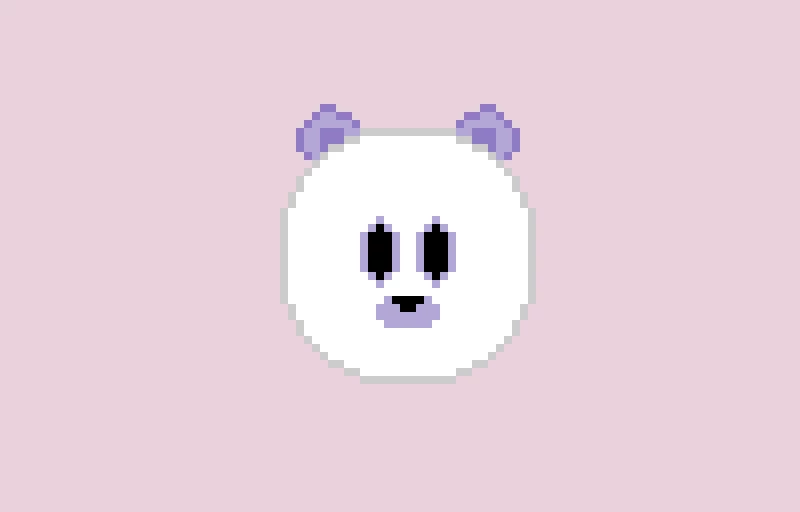 purple panda