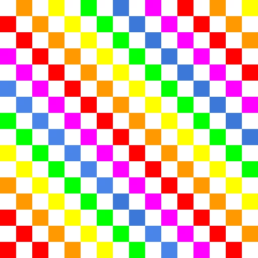 rainbow checkers board