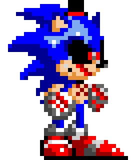 sonic exe into super sonic exe