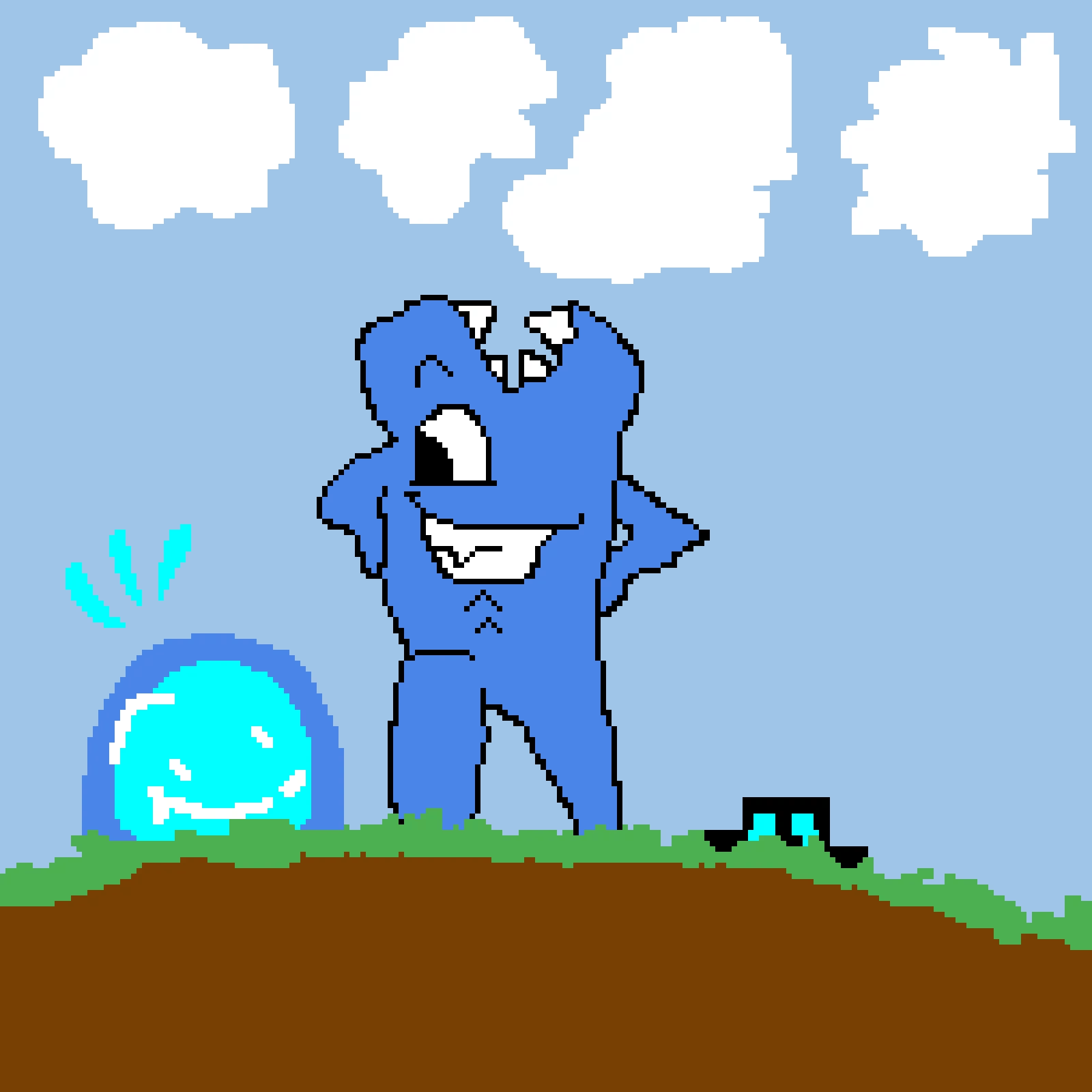 struggle finished collab with blue blob and feesh