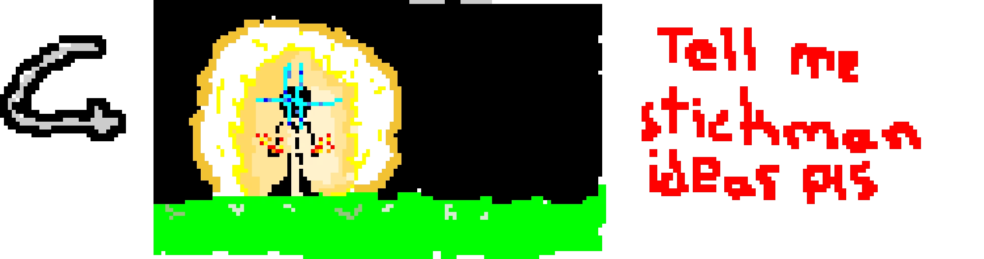 supersaiyan stickman