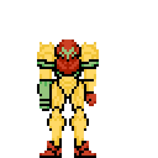 the first samus suit