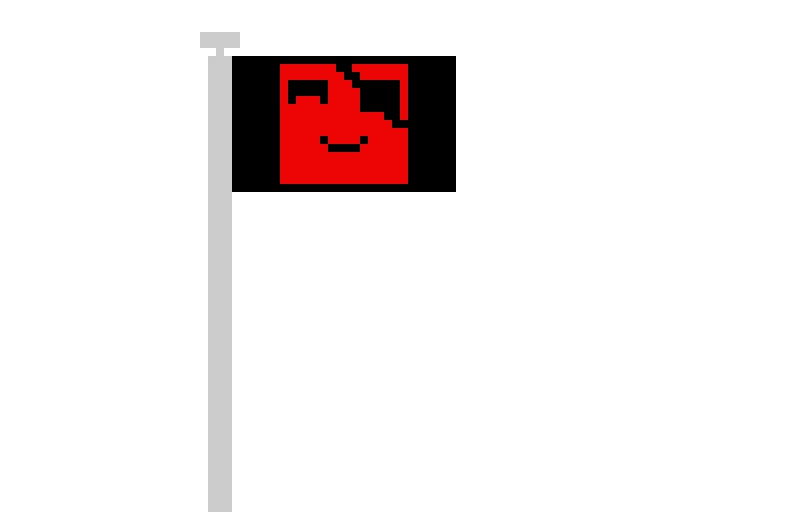the flag of red model
