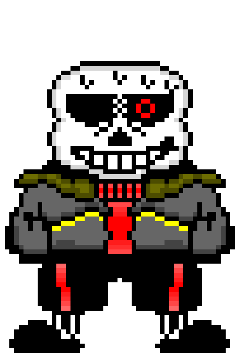 Underfell sans pixel art