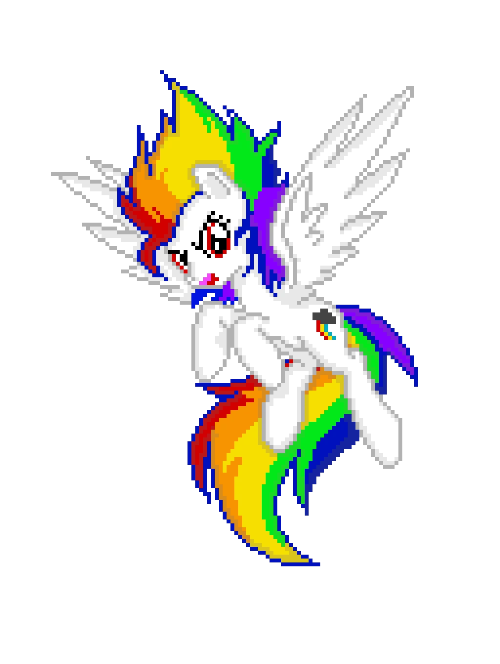 white rainbow rainbow dash mlp inspiration