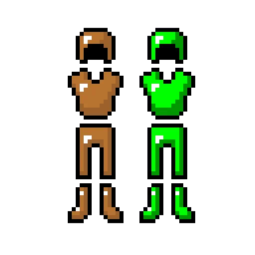 copper and emerald armor credit to franky