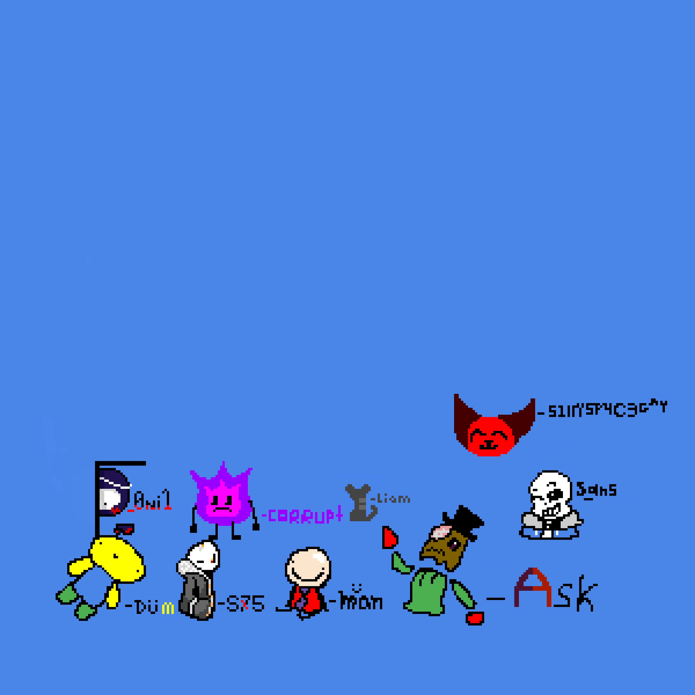 Did it! add your oc and sign it! By: @dumn00b  