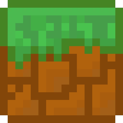Dirt block for video game 