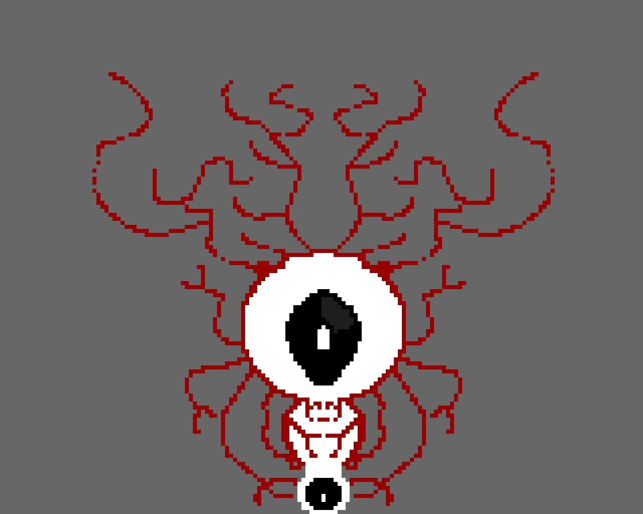 Experiment 4: all seeing spider eye. its size makes a car look like a marble