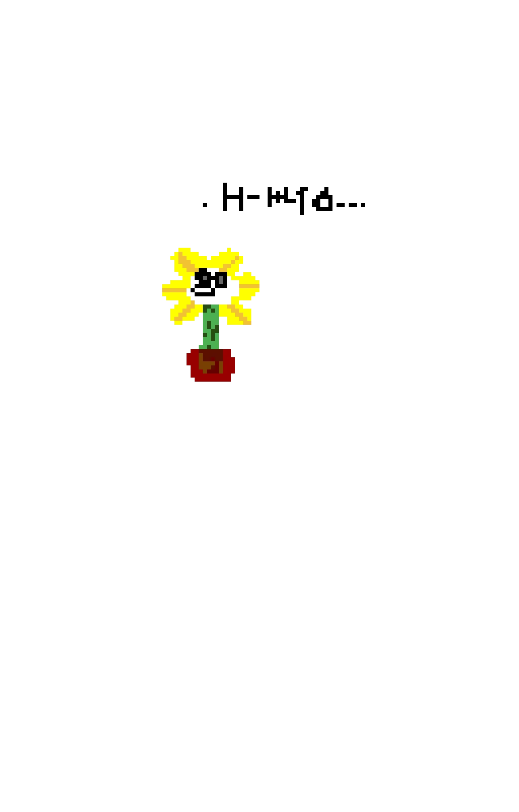 Flowey the flower!