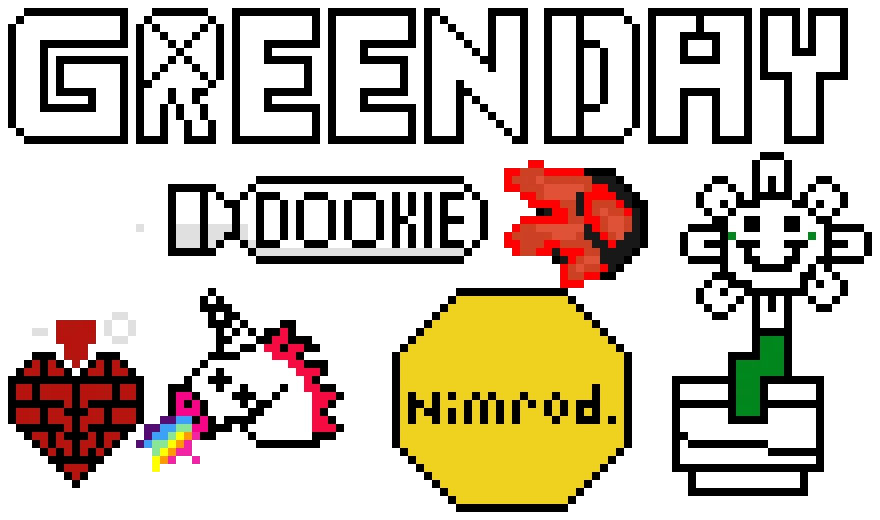 green day album collage