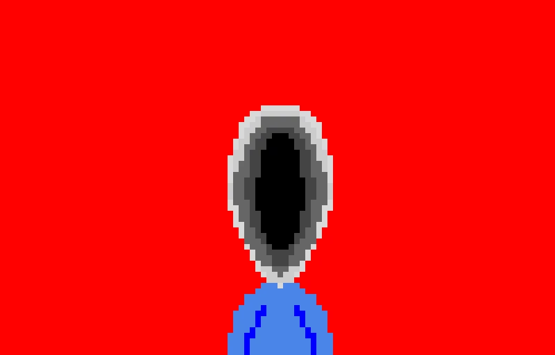 he sees your face but you cant see his