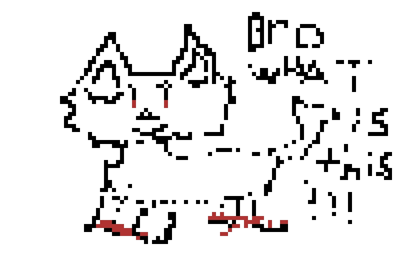 i gave my friend the chance to draw something they drew this fire masterpiece plz get to 100k like