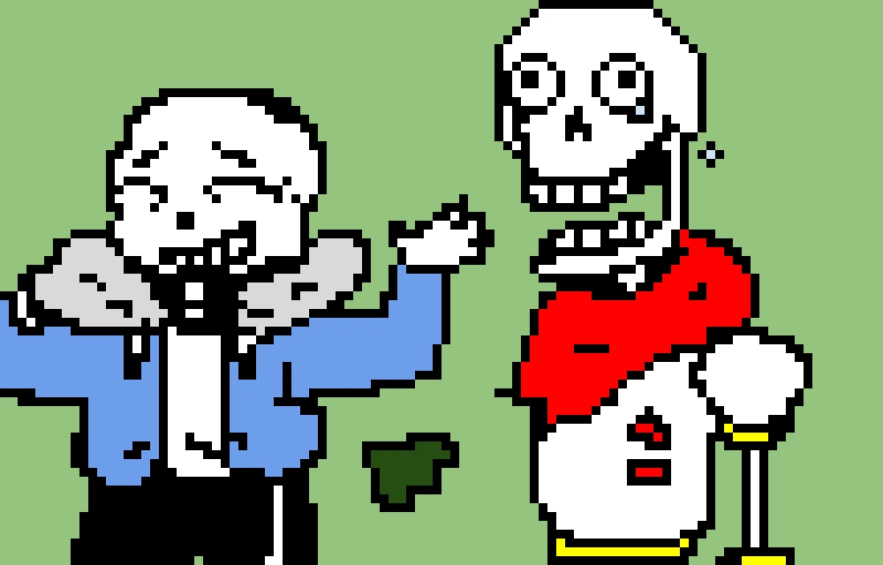 me: heh I farted.. Papyrus: why must you be such a cruel brother!!
