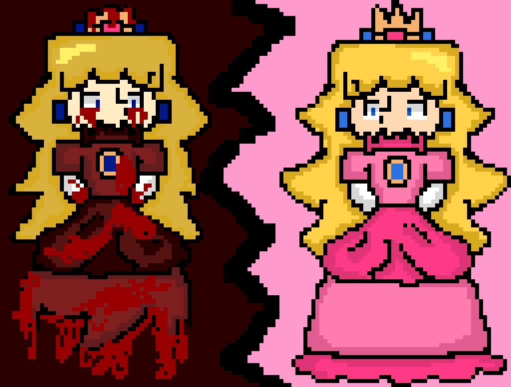 princess peach ?meets princes rose?