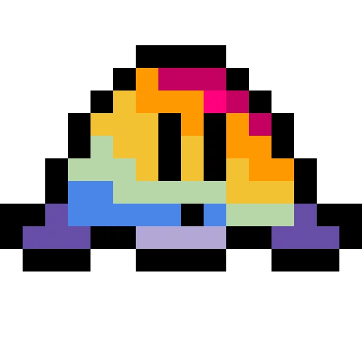 Rainbow Slime possibly for a game (credit to @wait_what)