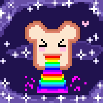 RAINBOW TOAST - made by soraya