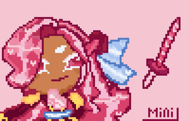 Raspberry Cookie and her Sword! :D