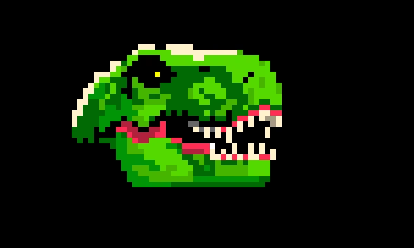 Realistic DinoPixel Icon