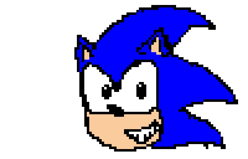 Sonic HUD icon wip (Sonicexeartist666 is back, but, he learned pixel art!)