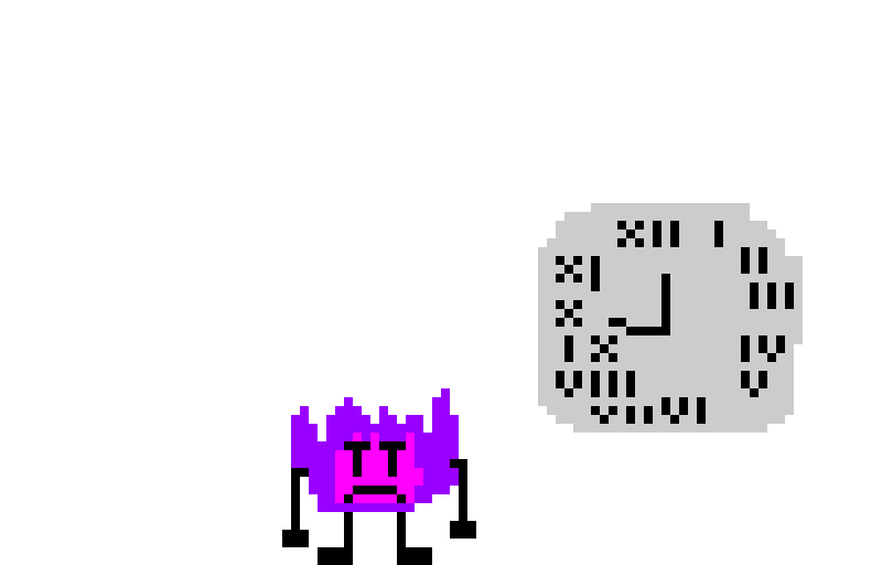 time paradox ig, also what should I name the blue guy