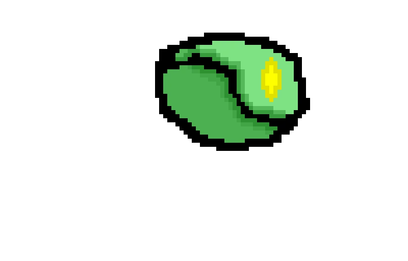 weird dino pixel logo