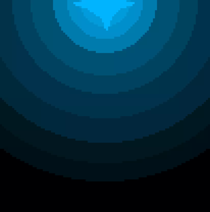 blue glow