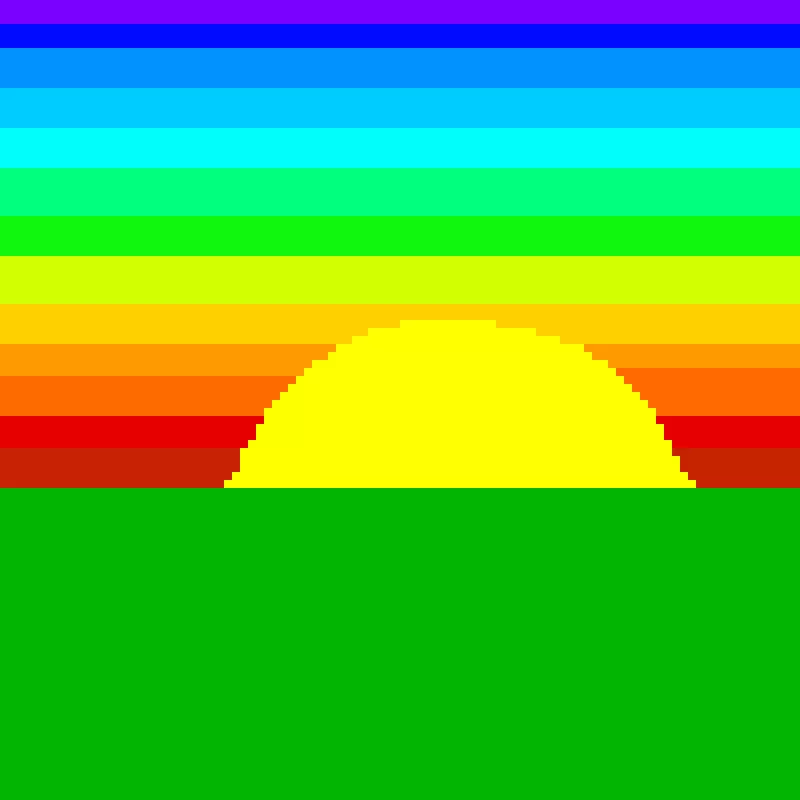 colors of sunrise