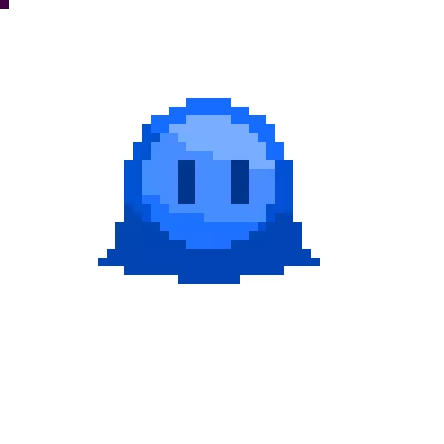 cute blue slime