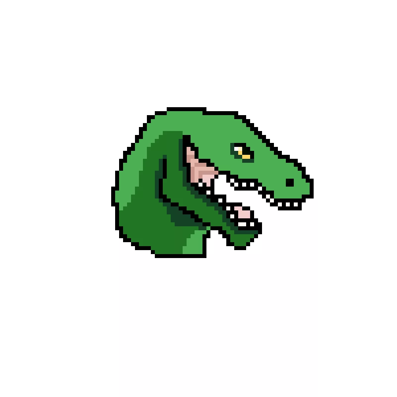 dinopixel icon but way more realistic