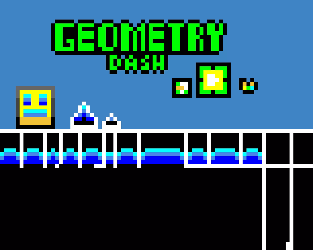 geometry dash home screen