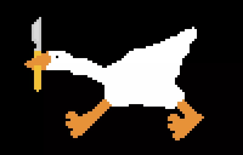 knife goose