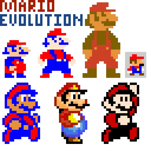 mario evolution