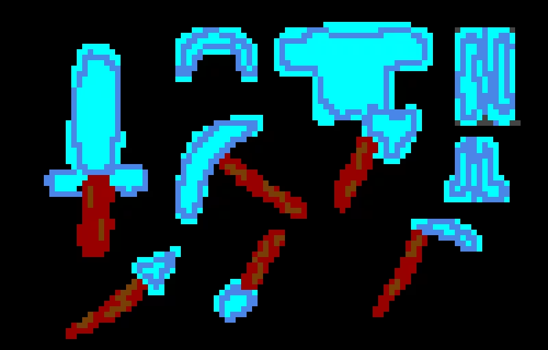 minecraft diamond tools