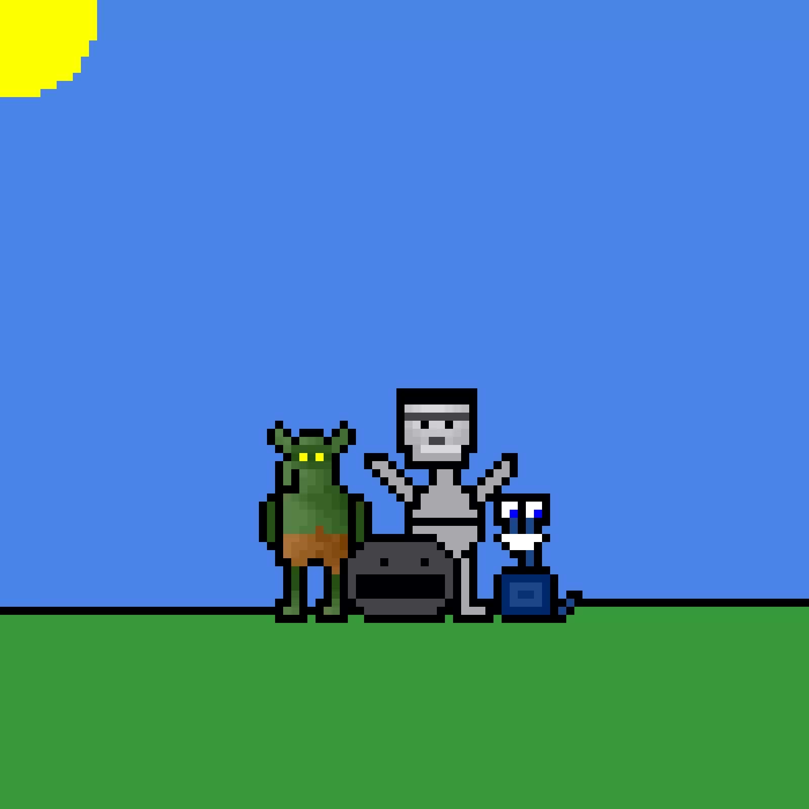 most of my ocs challenge by marcy the pixel cat