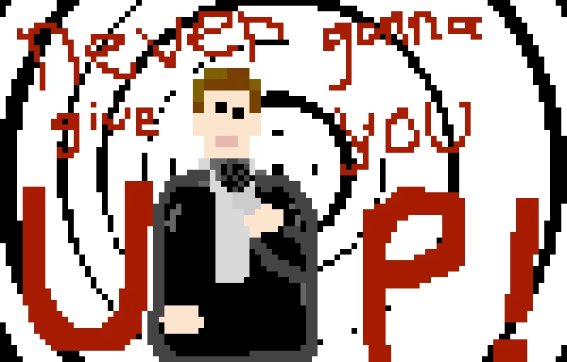never gonna give you up challenge from just username