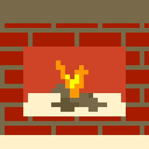super low res campfire