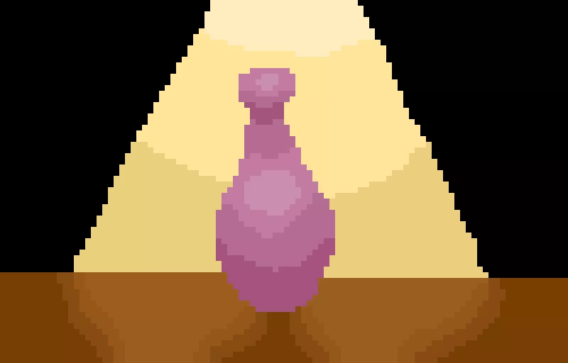 vase idea by rose covered walls