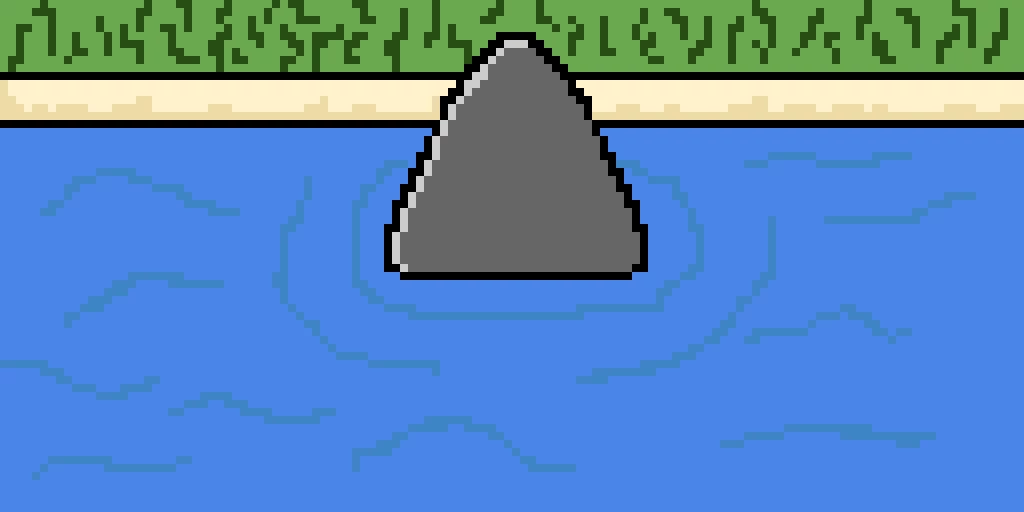 ah there rsquo s a shark in the pool everybody run