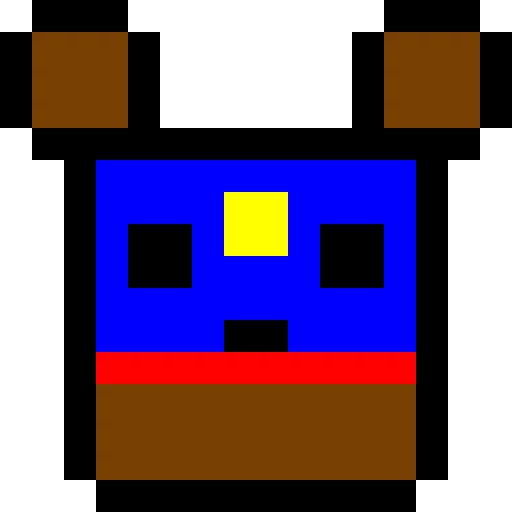 Bear When He Is A Super Hero