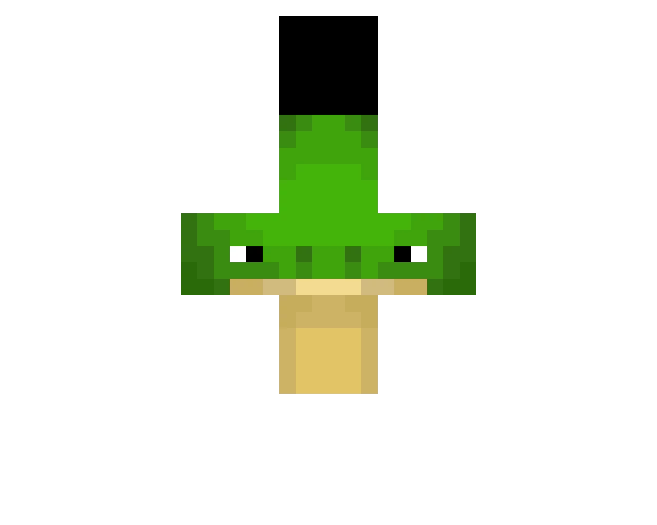 fixed printable minecraft turtle head