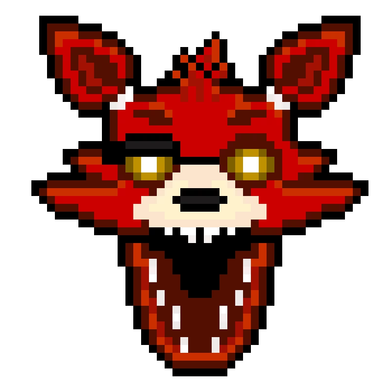 fnaf 1 foxy head