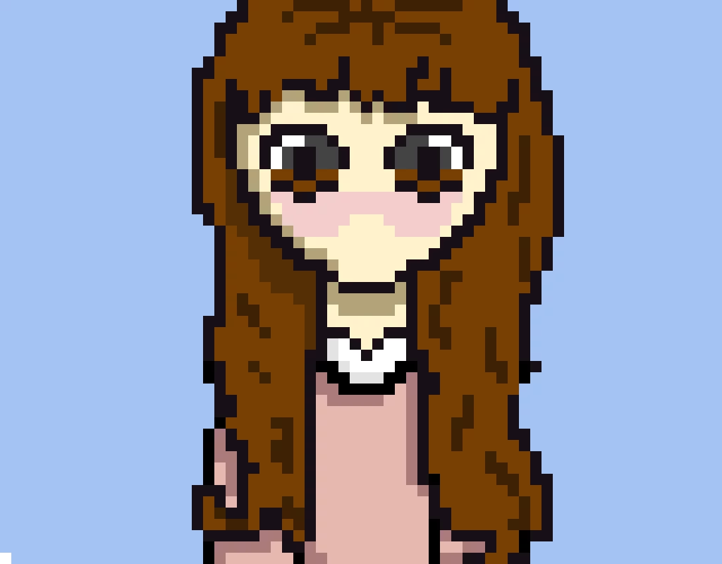 i drew myself again but on a bigger canvas