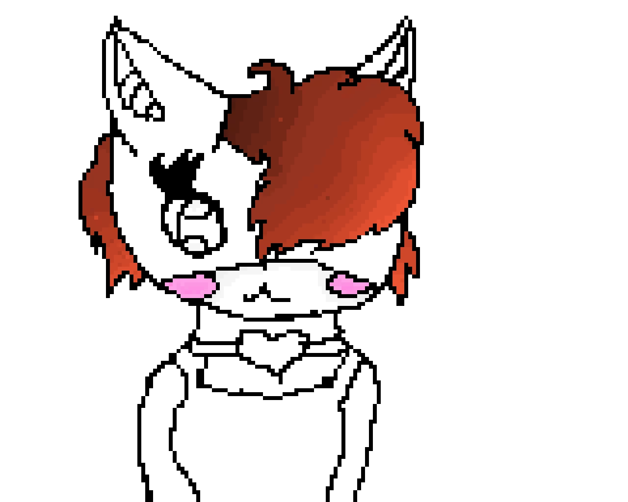 Kawaii~ Furry!! ( not yet completed) -what should her fur and ear fluff colors be?? comment it!!