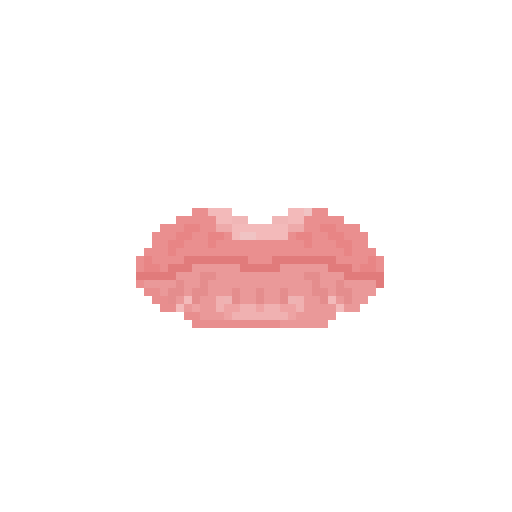 Lips Pixel Art Stock Illustration 507109480