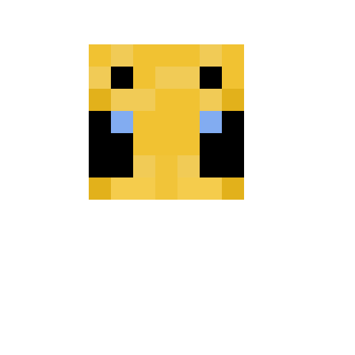 Minecraft bee face pixel art