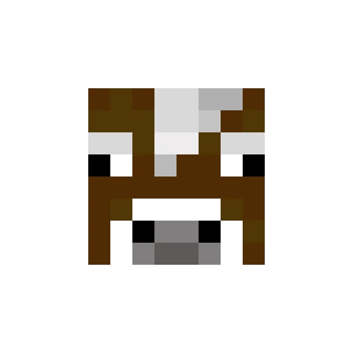 minecraft cow head