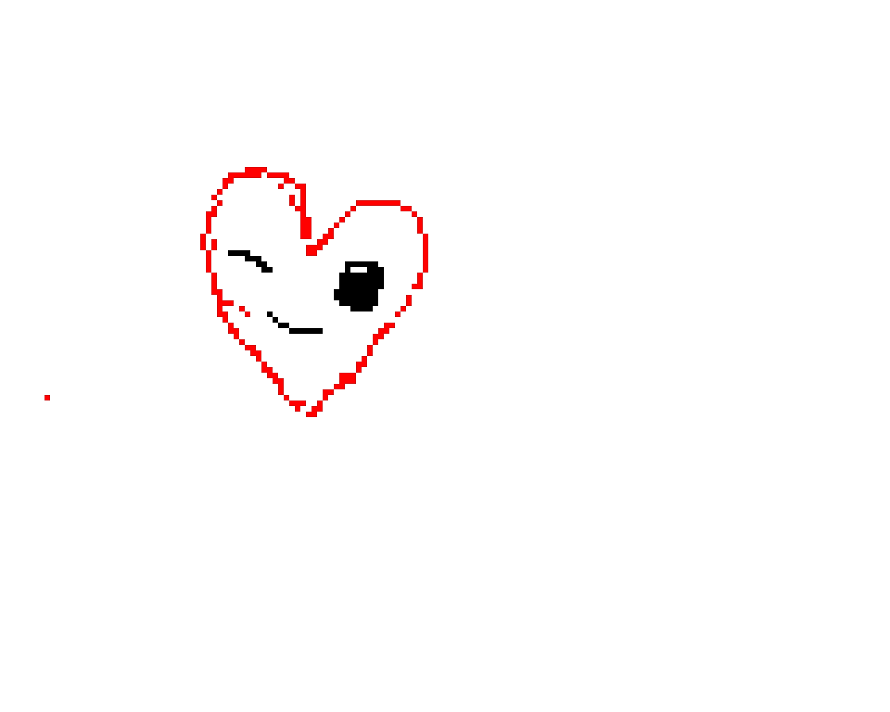 pixel heart i just started