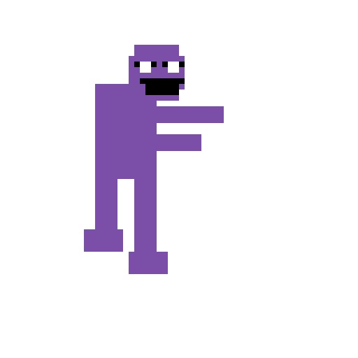 Purple guy pixel art